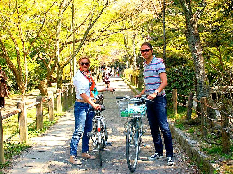 Fietsen door Kyoto - Japan