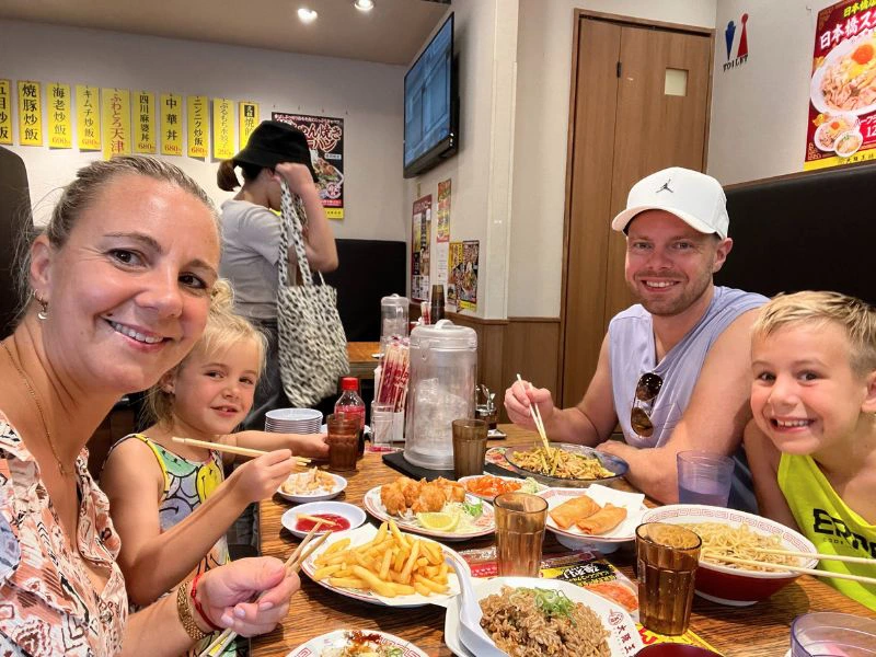 Japan - Osaka eten met kinderen