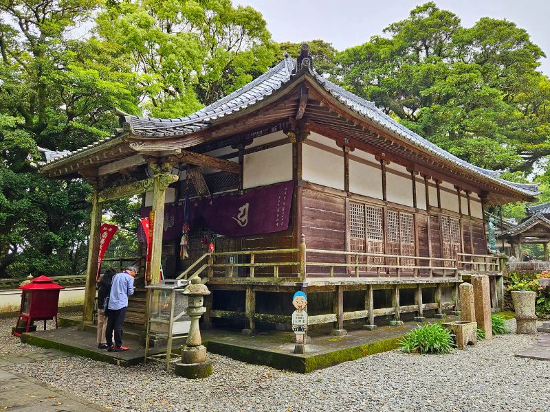 Tempel aan de Anan-kust van Shikoku