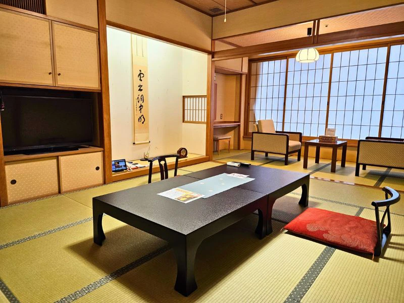 Hotel kamer in Matsuyama, Japan