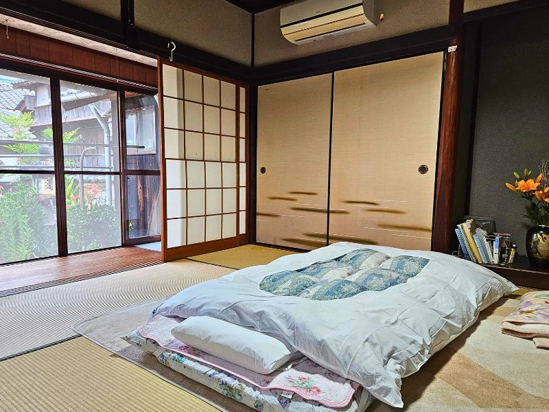 Minshuku op Teshima, Japan