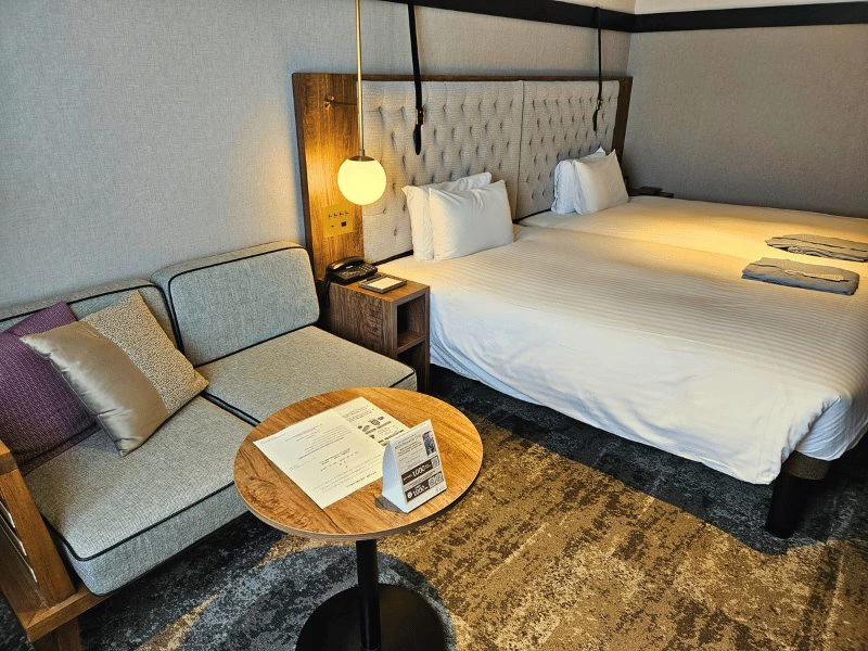 slaapkamer hotel Sapporo