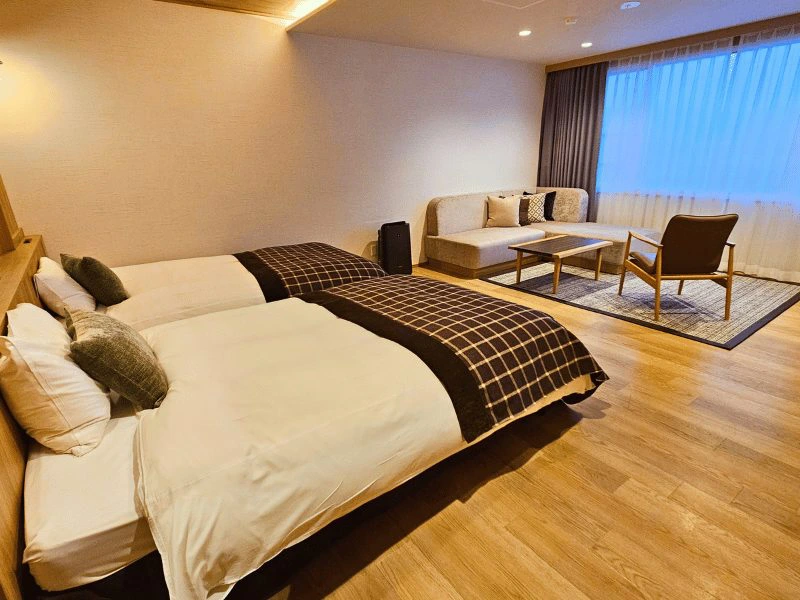 slaapkamer hotel shiretoko