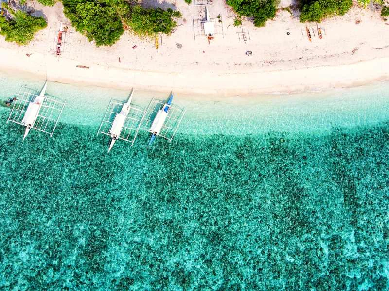 Strand van Panglao in de Filipijnen