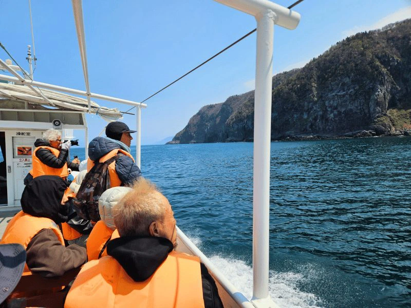 Boottocht langs de kust van Shiretoko op Hokkaido