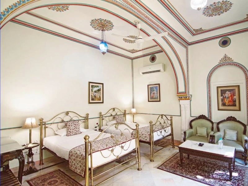 Indie Jaipur - hotelkamer