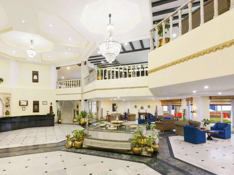 India Khajuraho - hotel lobby