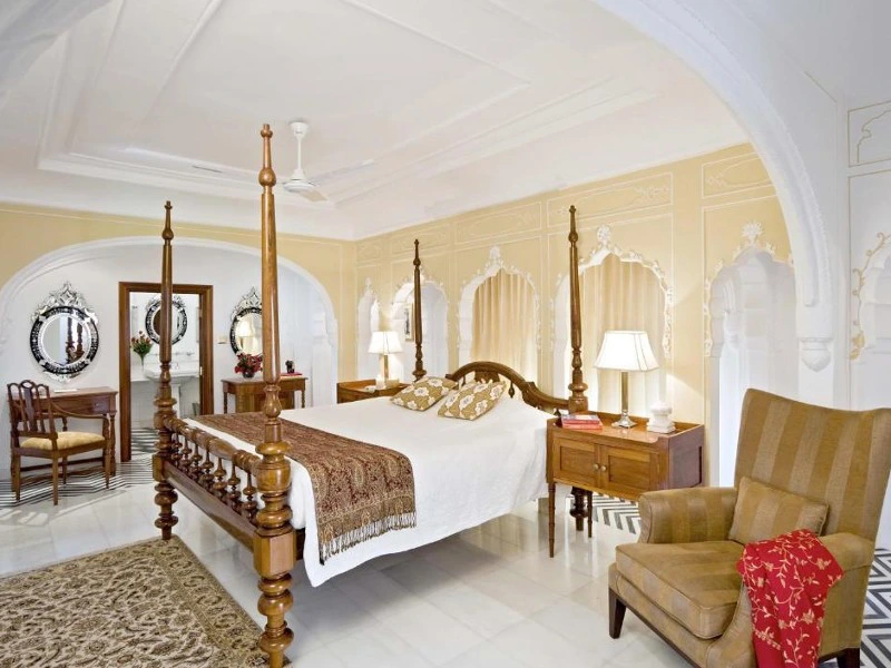 Indie Jaipur - hotelkamer