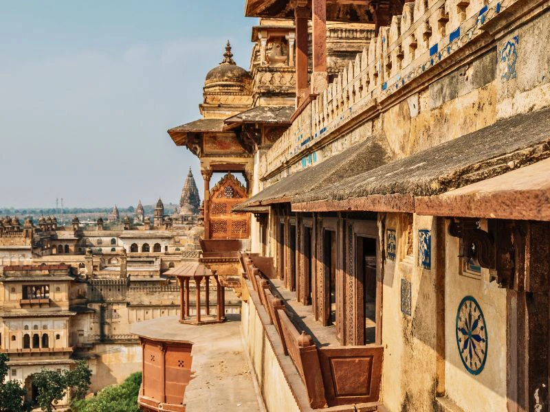 India orchha fort
