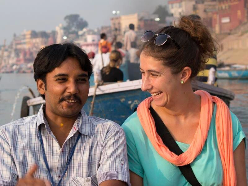India Varanasi gagnes rivier boot tour trip excursie