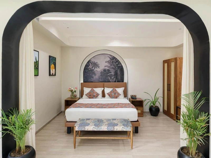 Indie Udaipur - hotel kamer