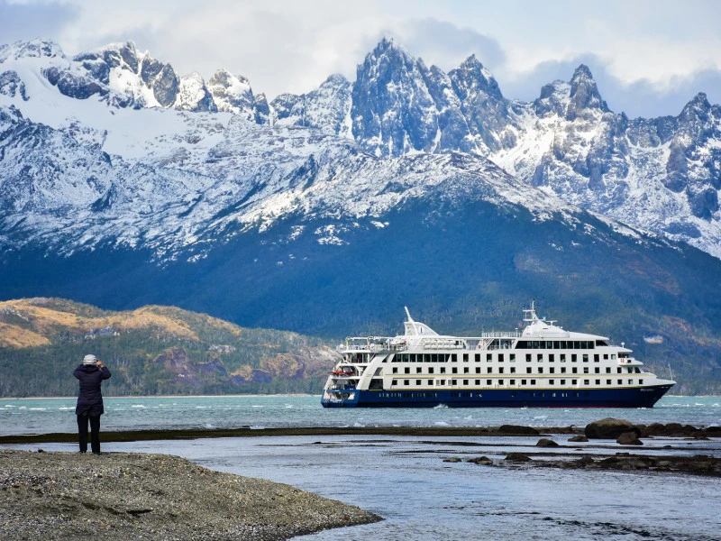 Cruise door Patagonie