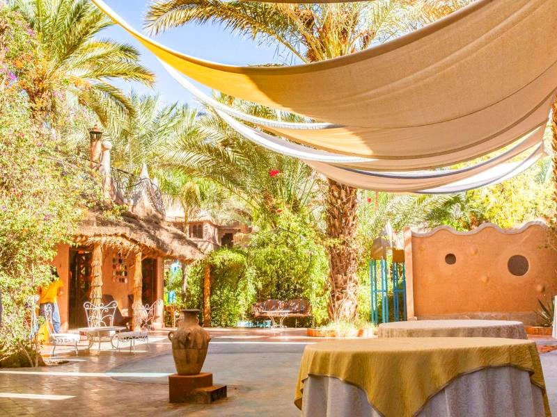 Marokko Zagora hotel restaurant