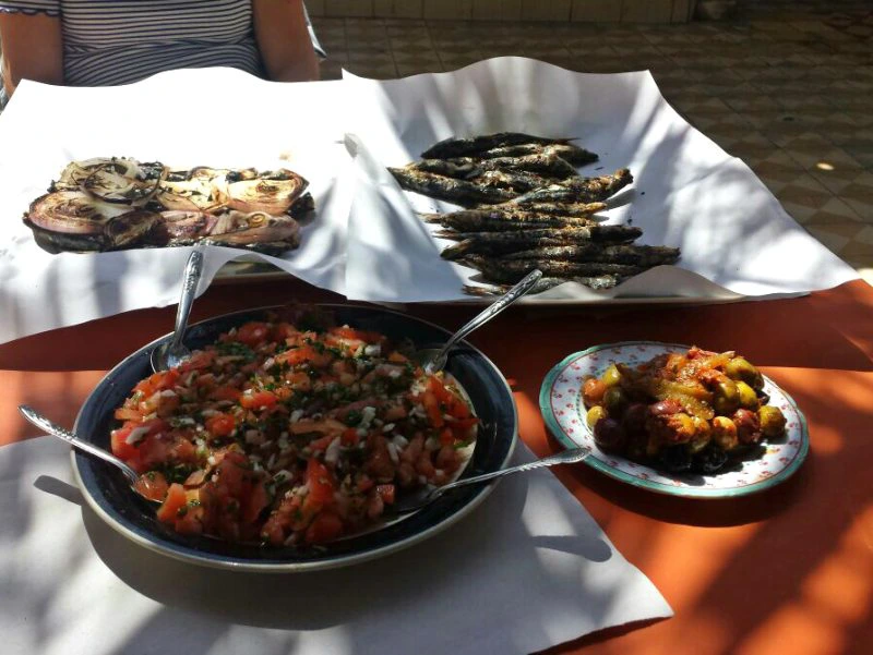 Essaouira Marokko lunch