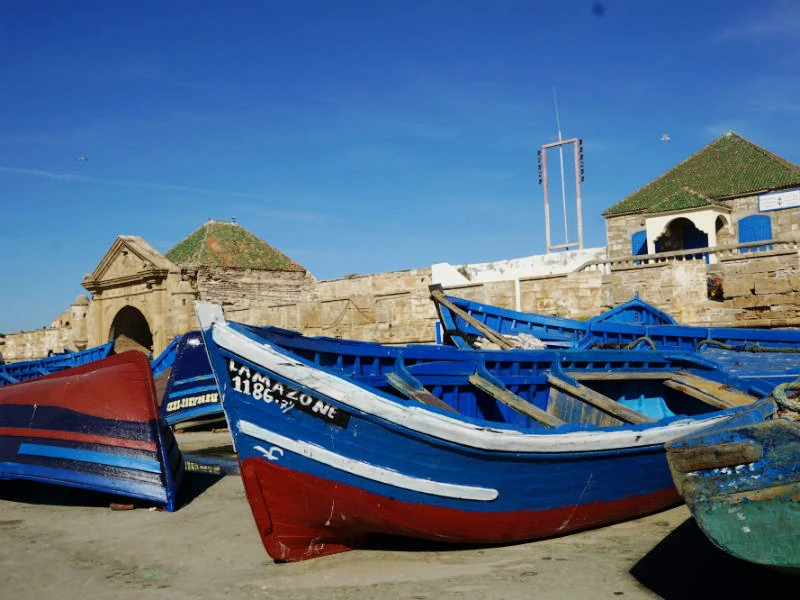 Bootjes Essaouira Marokko