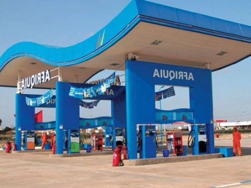 Tankstation, zelf rijden Marokko