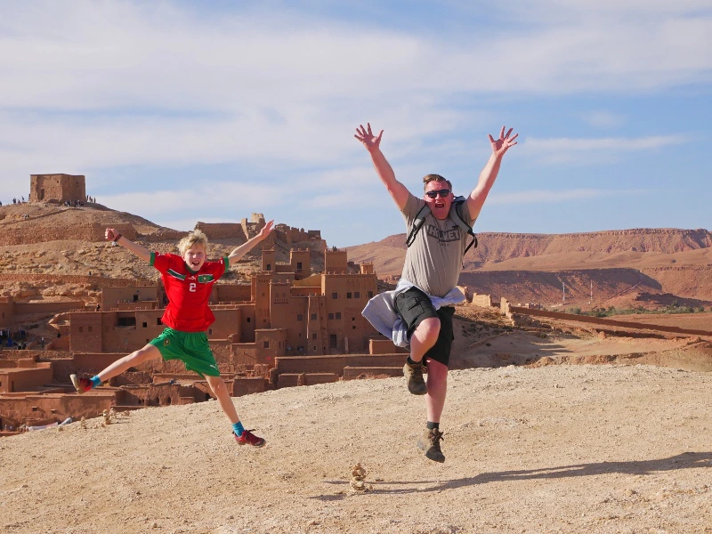 Ait Benhaddou Marokko Familiereizen