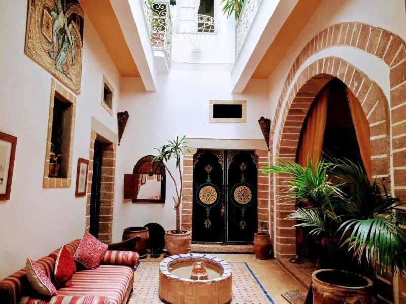 Binnentuin in Essaouira