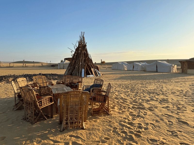 El Fayoum Woeste Camp Egypte