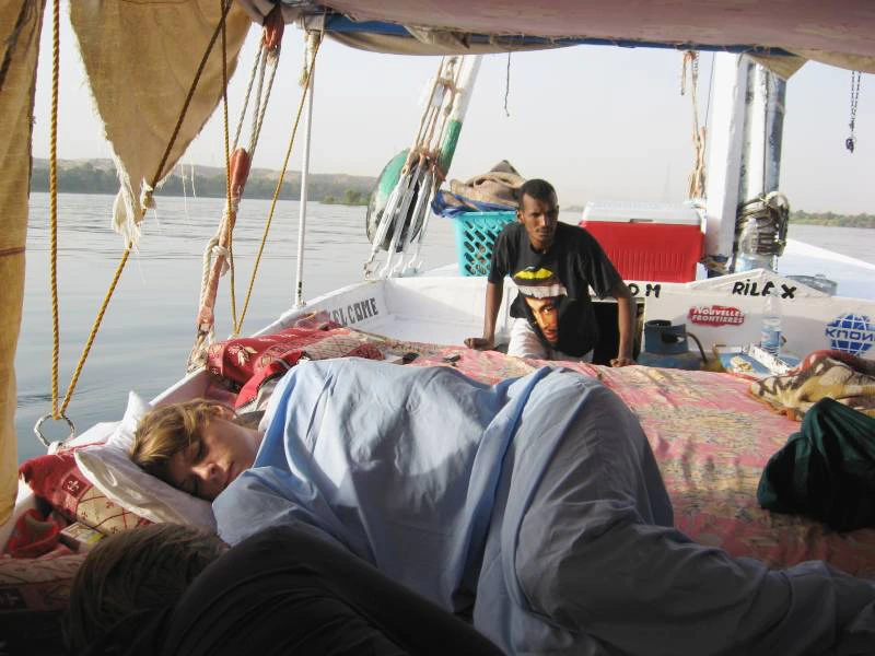 Slapen op een zeilboot