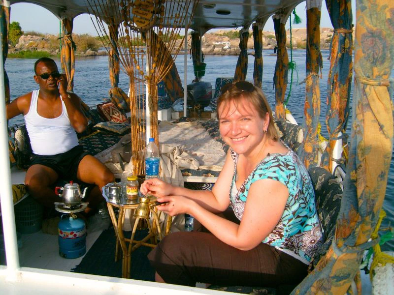 Egypte - Felukka zeilen over de Nijl