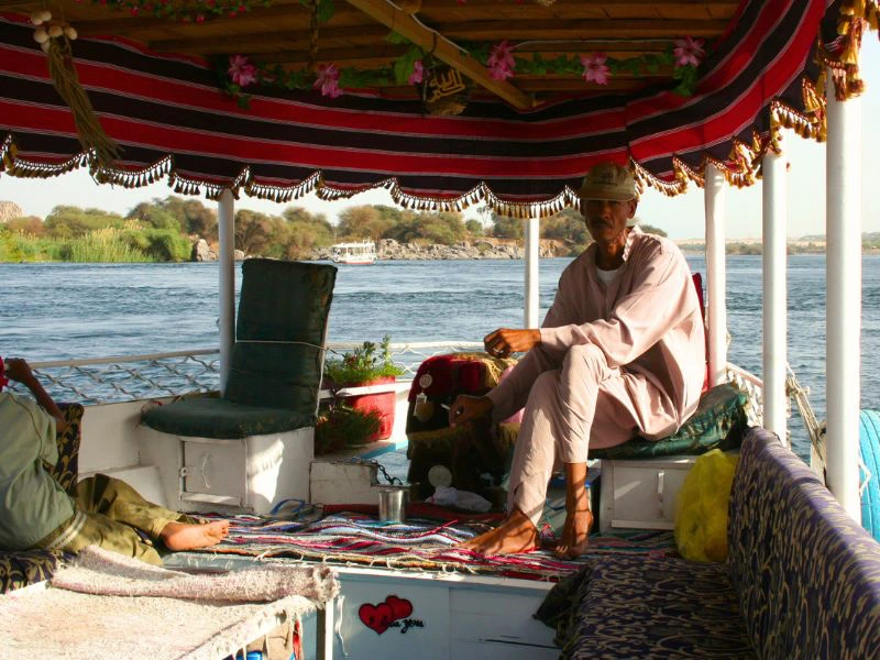 Egypte - Felukka zeilen over de nijl