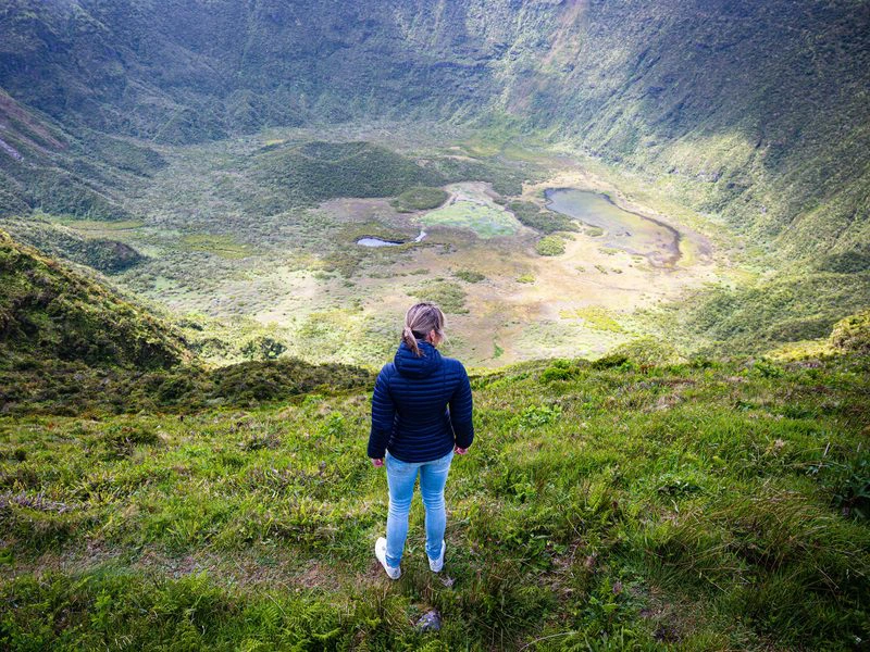 Portugal Azoren Faial Caldeira