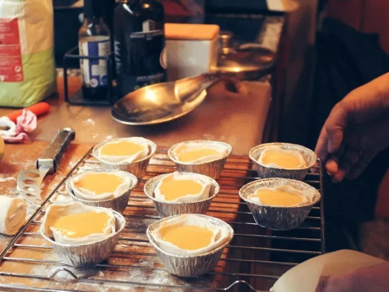 Pasteis de nata maken in Porto - Portugal