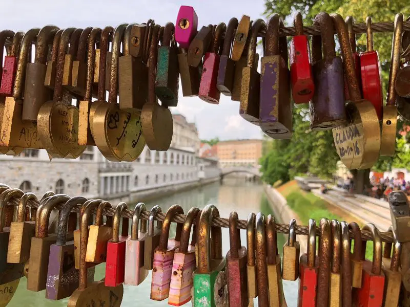 Brug in Ljubljana