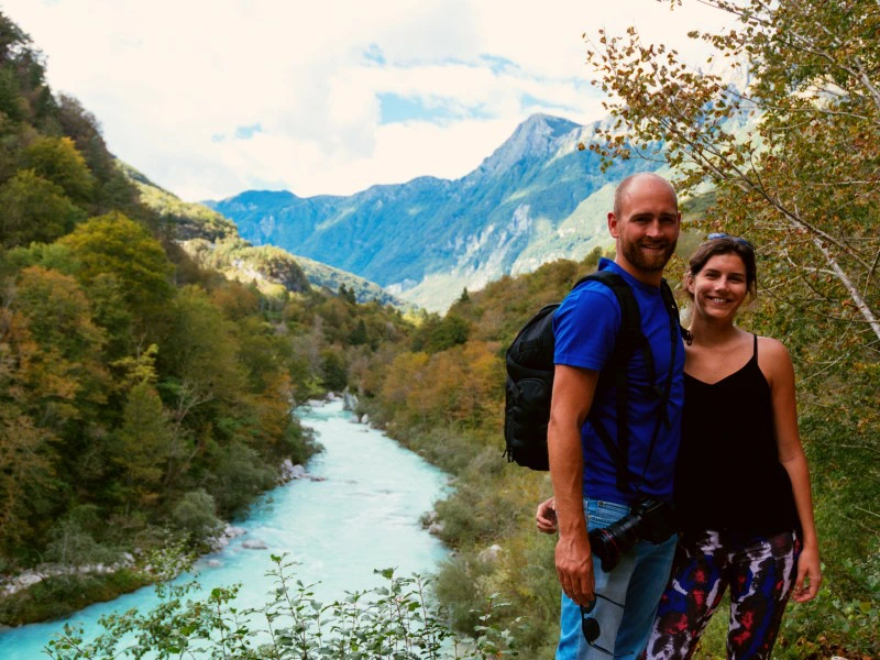 Koppel bij de Soca Vallei | Riksja Travel Slovenië