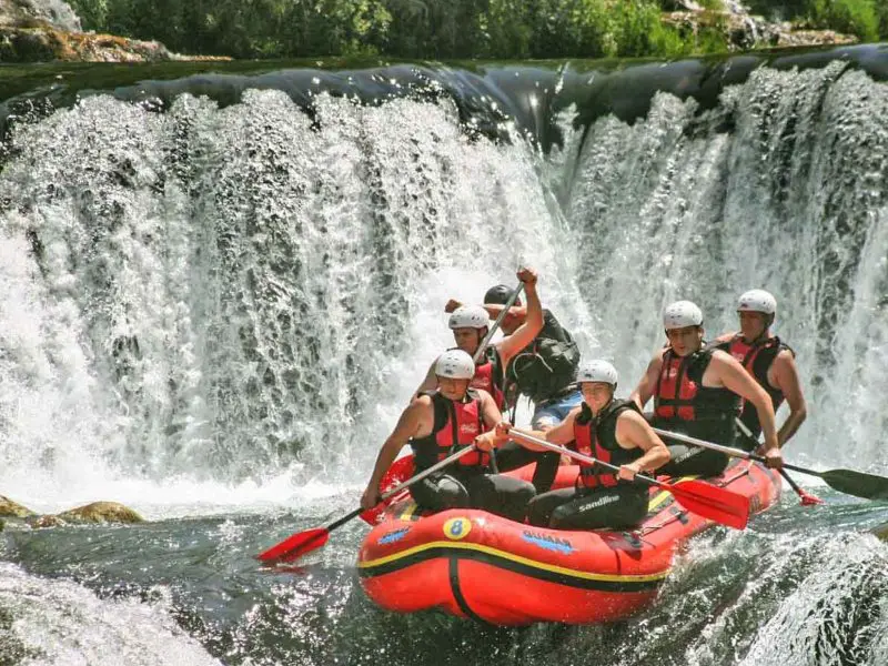 Raften Kroatië vakantie