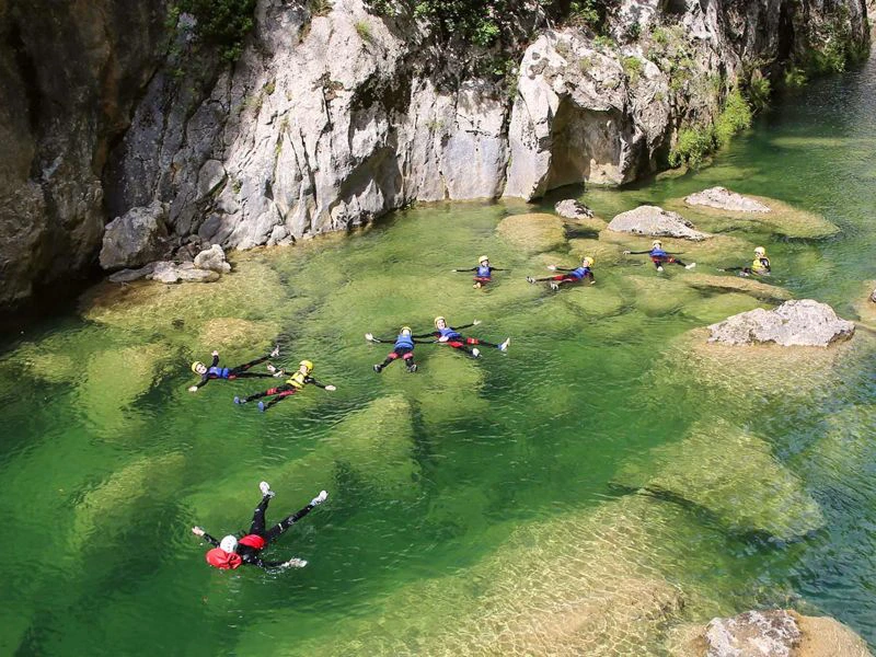 Cetina Rivier canyoning