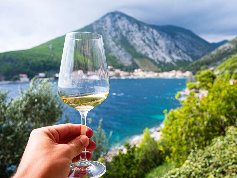 wijnproeverij Korcula Kroatië