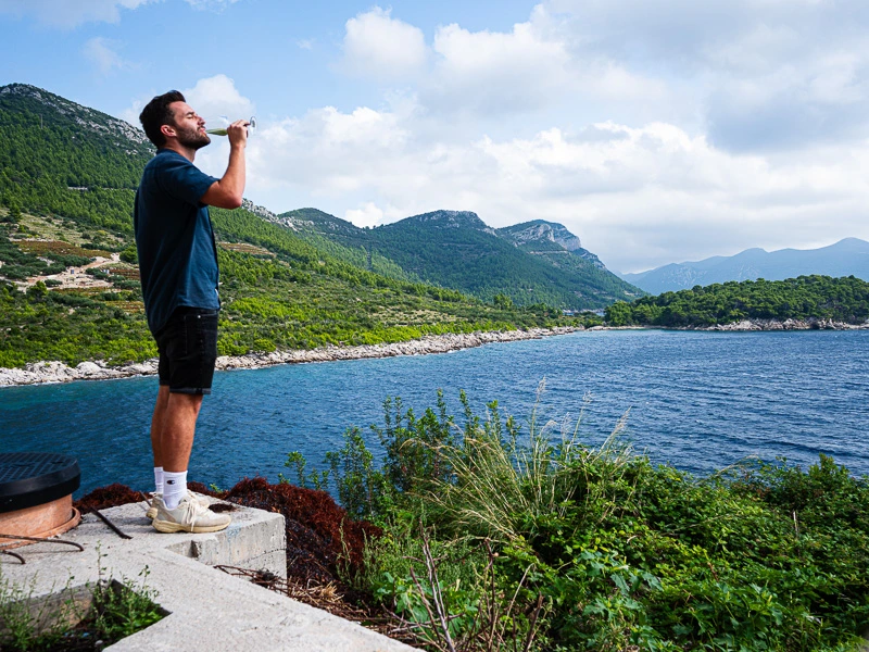 wijnproeverij Korcula Kroatië