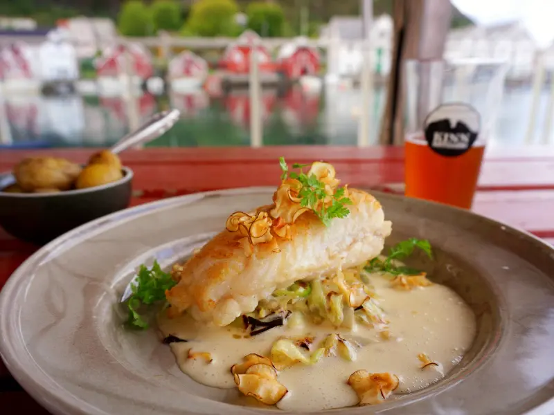 seafood tijdens foodtour in Bergen Noorwegen