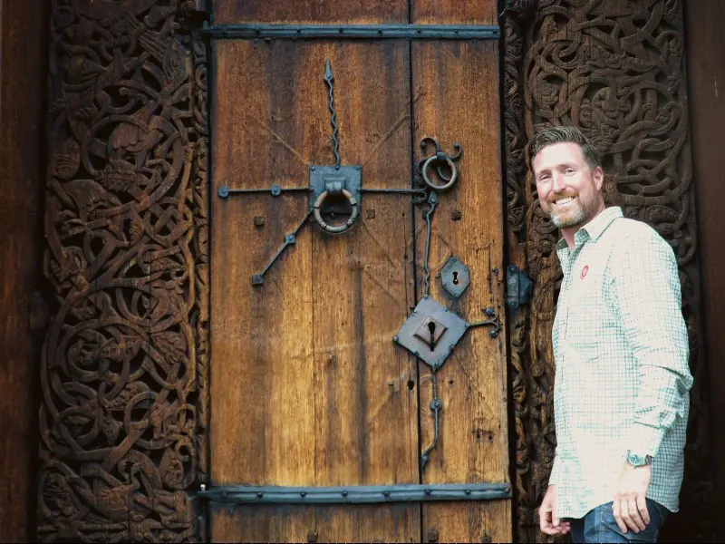 Reiziger in Noorwegen