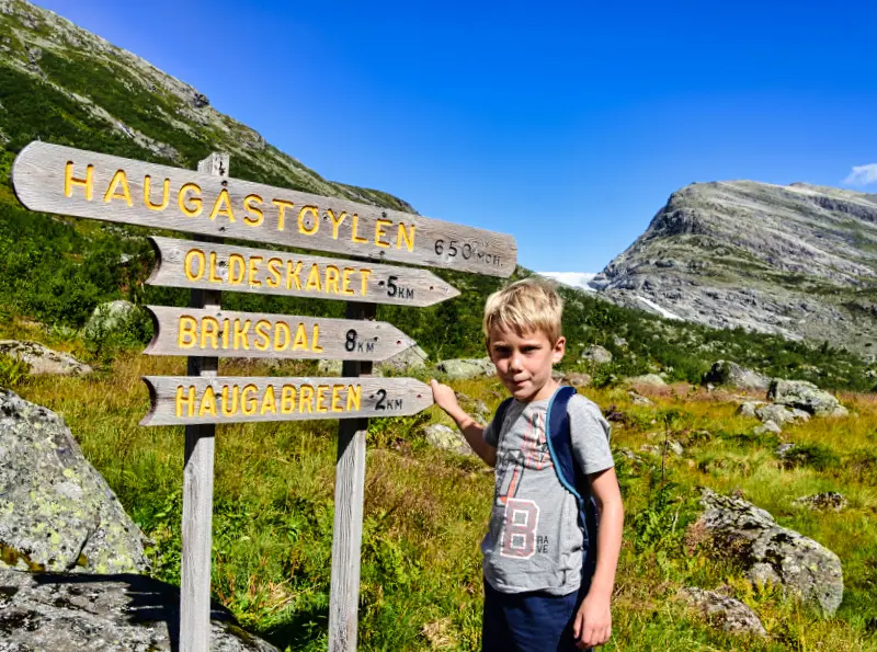 Noorwegen met kinderen - Wandelen