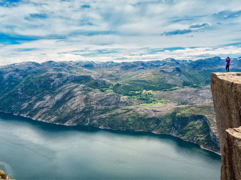 Preikestolen Noorwegen