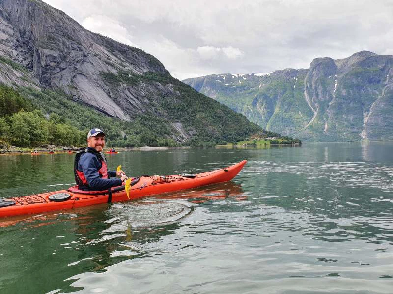 kayakken in Noorwegen