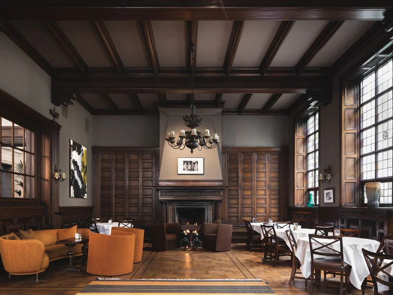 Bar in het hotel in Bergen Noorwegen