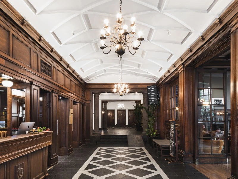 hotellobby in Bergen Noorwegen