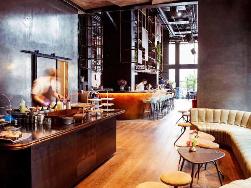 Bar in hotel Oslo, Noorwegen