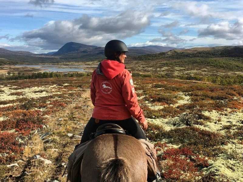 paardrijden in Dovrefjell Noorwegen