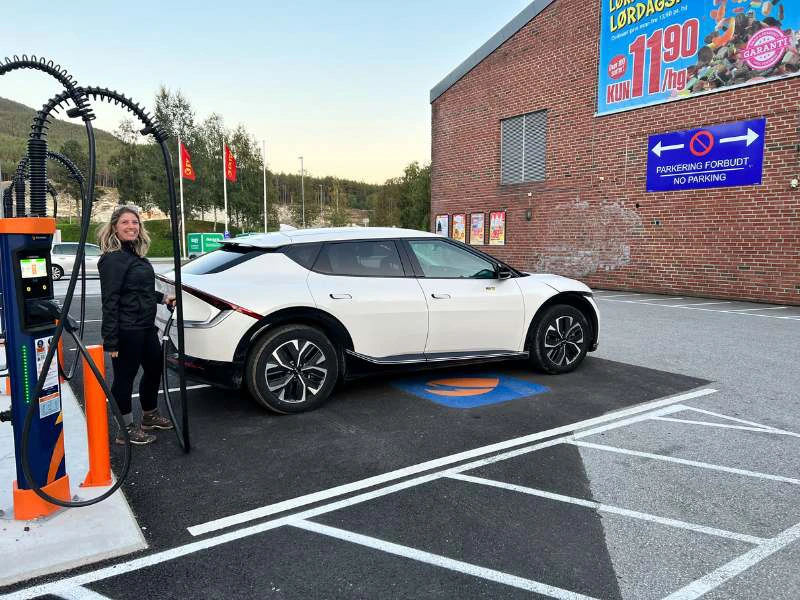 Auto laden Noorwegen