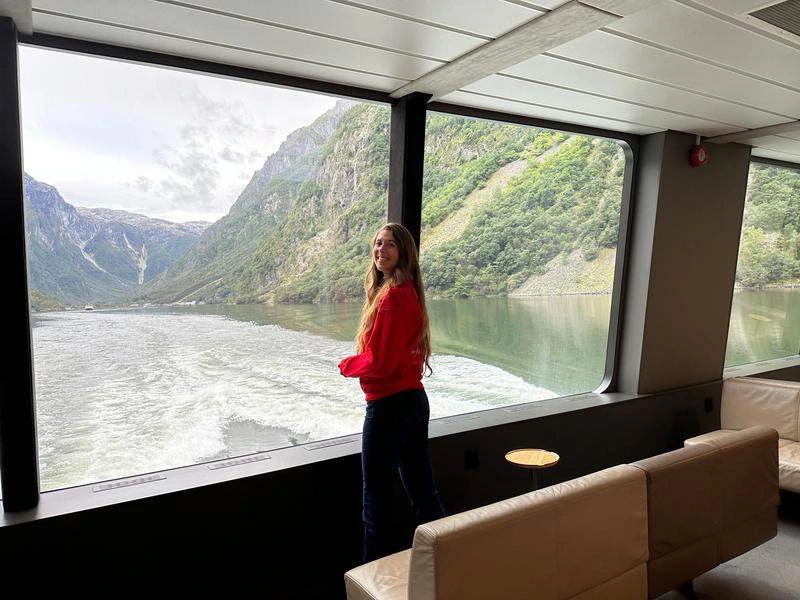 cruise Flåm, in de Nærøyfjord, Noorwegen