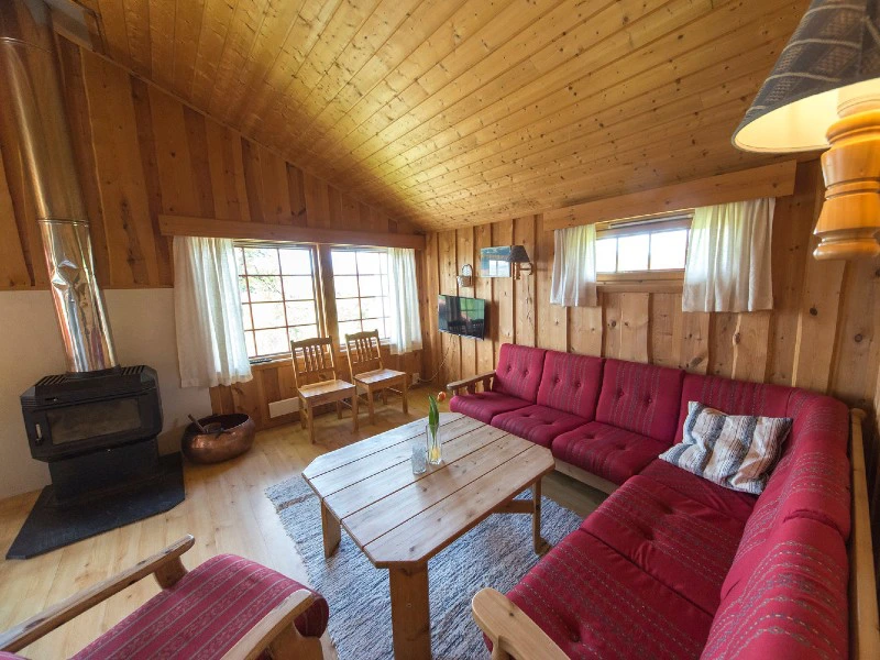 huisje in dombas bij dovrefjell in noorwegen