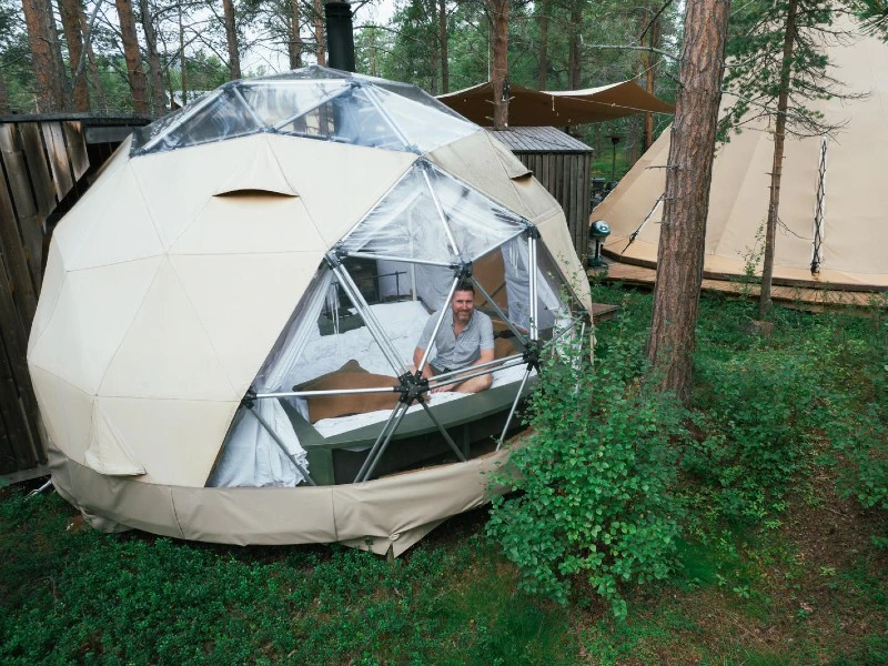 glamping in Alta, Noorwegen