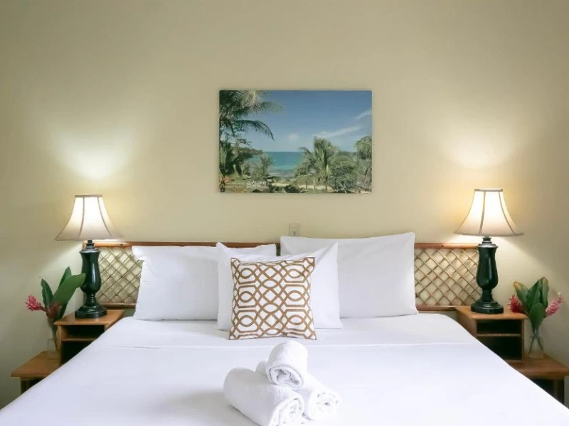 Bocas del Torro hotel bed