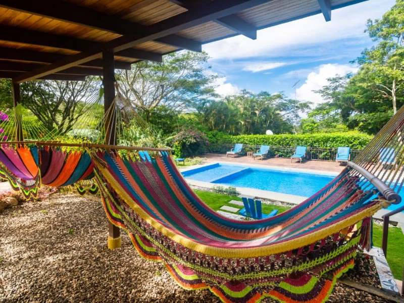 Hotel pool in Rincon de la Vieja