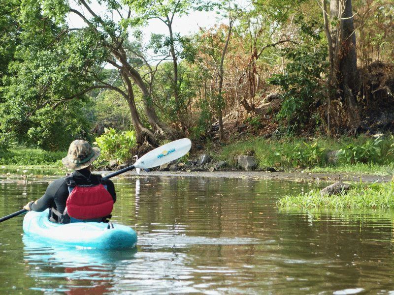 Kajak tour in Midden-America